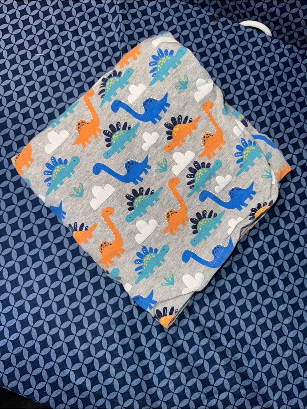 Baby Essentials Dinosaur Bibs - Orange, Blue & Teal